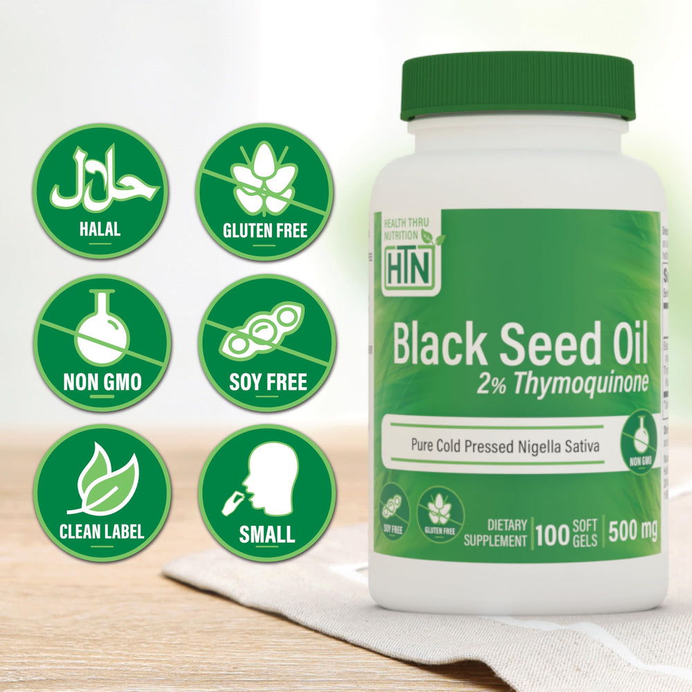 Organic Nigella sativa seeds and cold-pressed oil