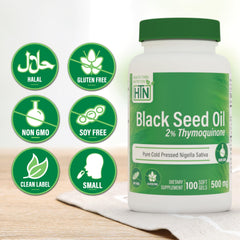 Organic Nigella sativa seeds and cold-pressed oil