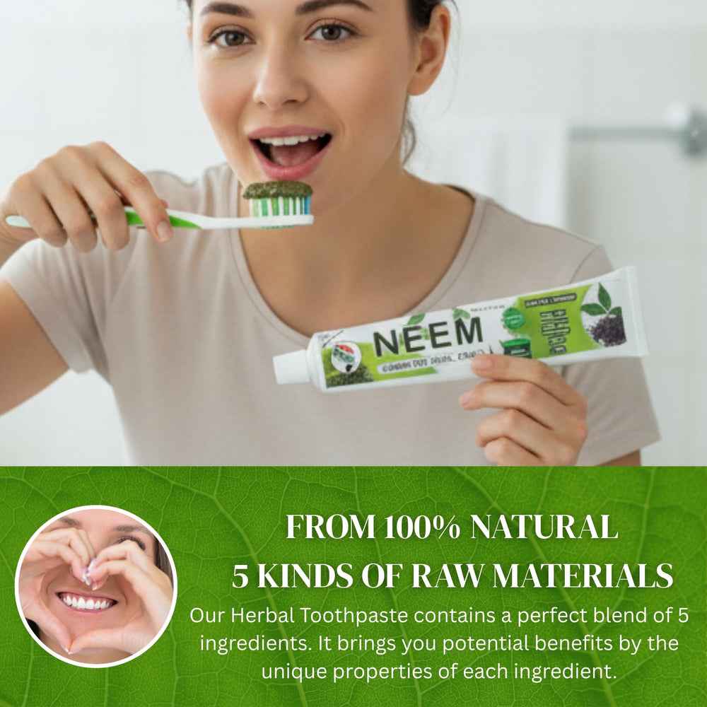 Ingredients: Neem, Clove, Black Seed, Cardamom, Aloe Vera, Tea Tree Oil