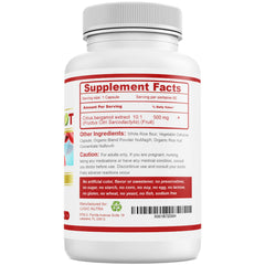 Organic Non-GMO bergamot supplement for heart health