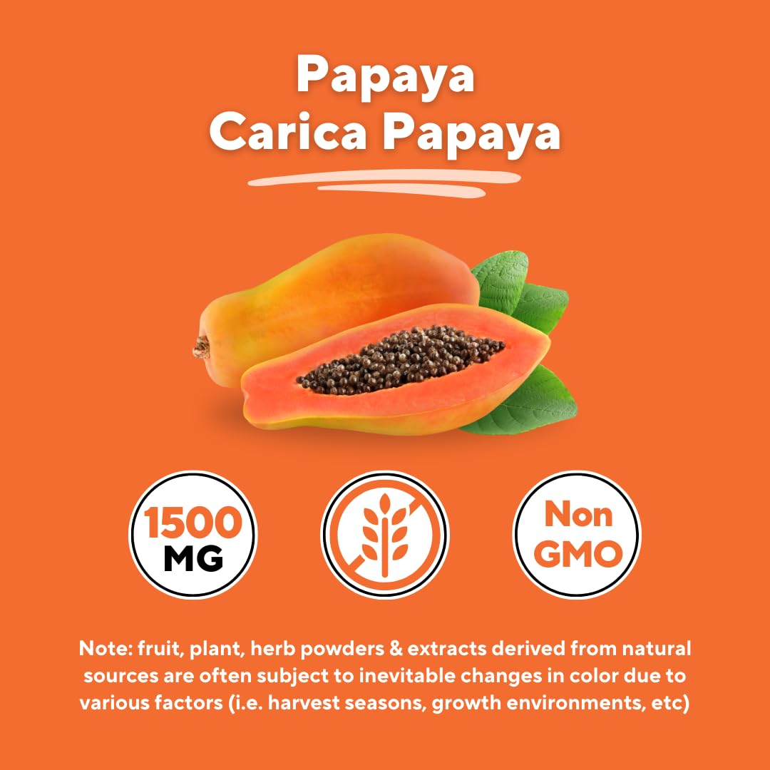 Organic Papaya Leaf Powder jar