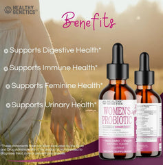 Organic prebiotic and cranberry with probiotics illustration