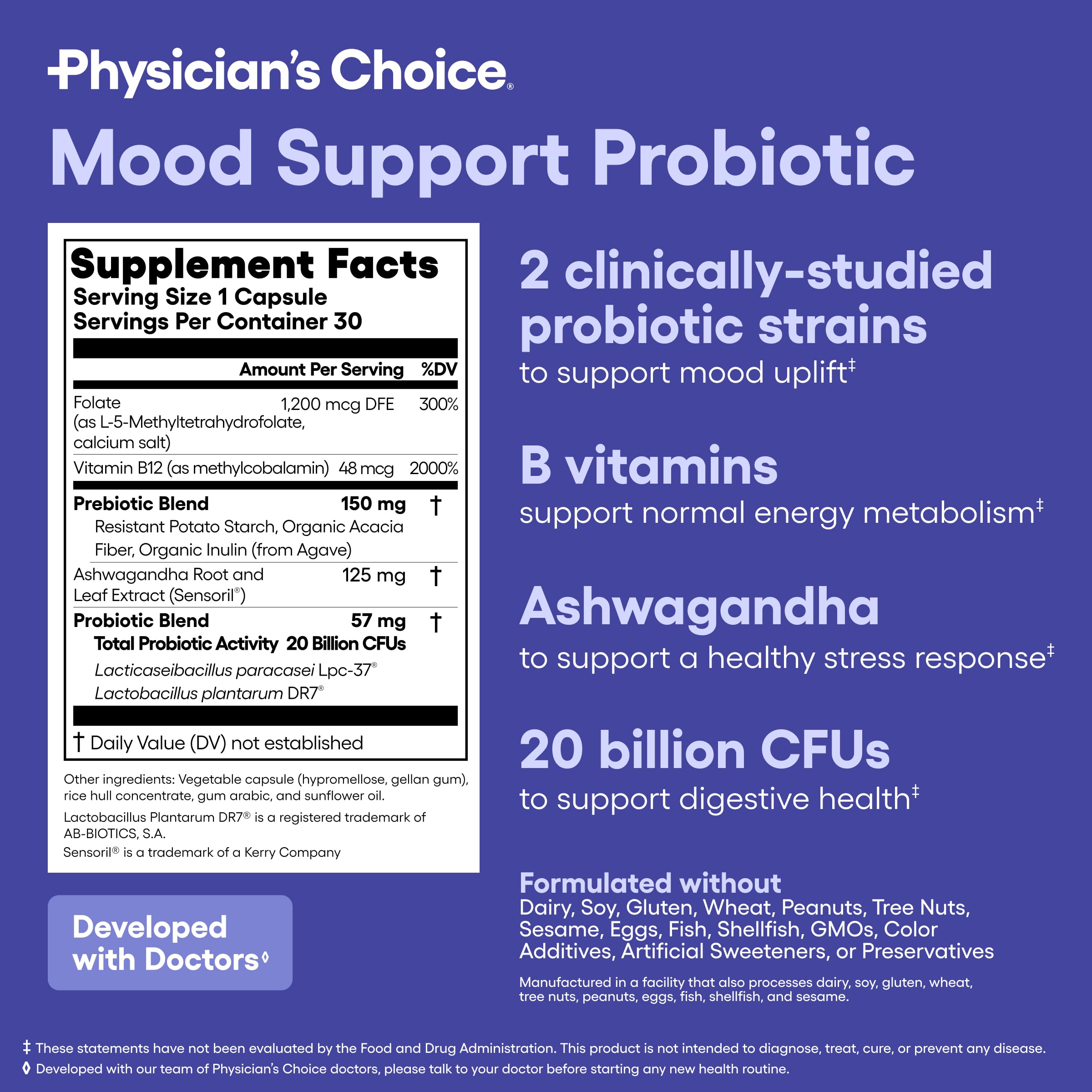 Organic prebiotics for digestive health and gut balance