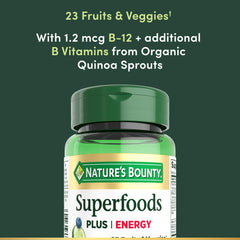 B-Vitamins from organic quinoa sprouts supplement