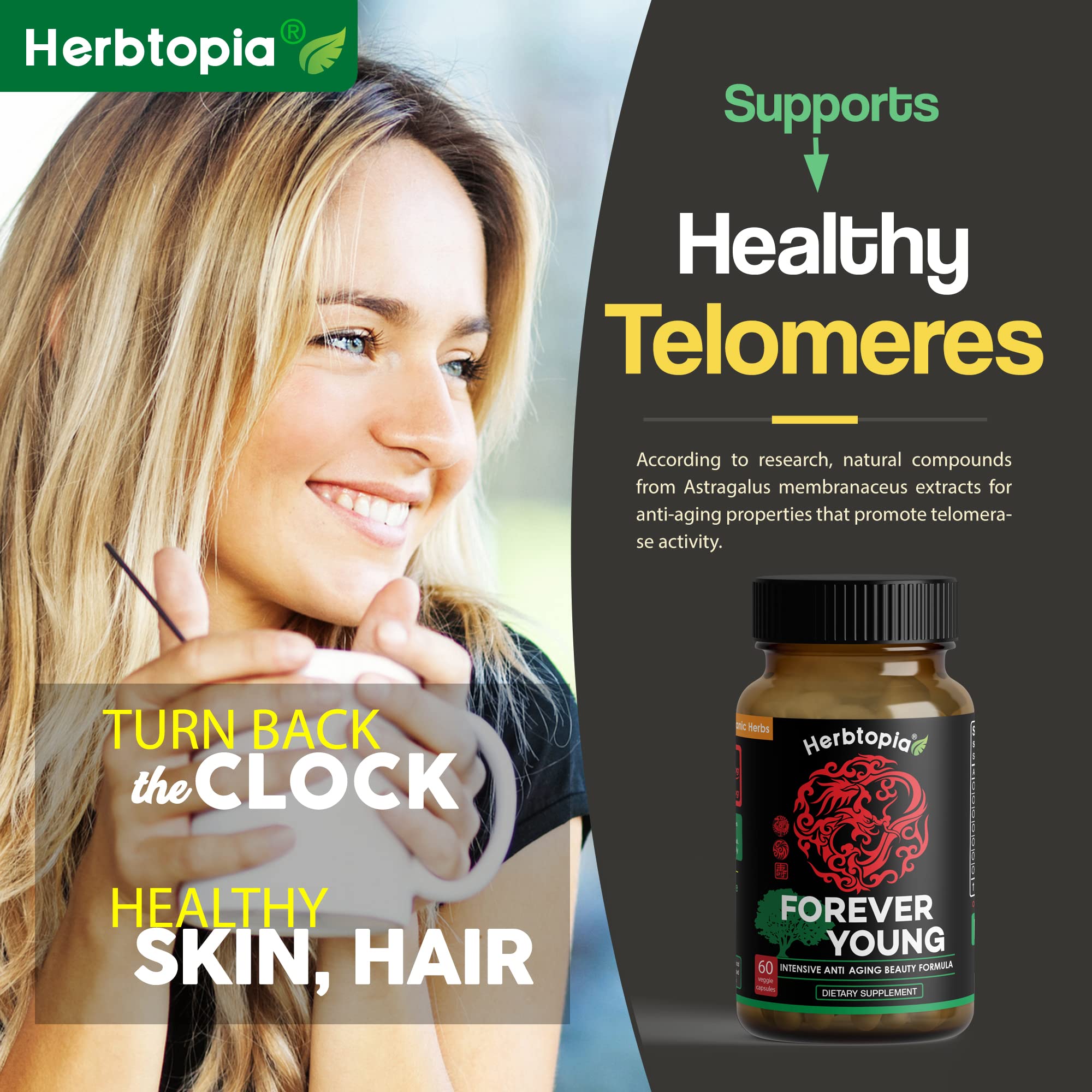 Organic red ginseng complex used in the Forever Young formula