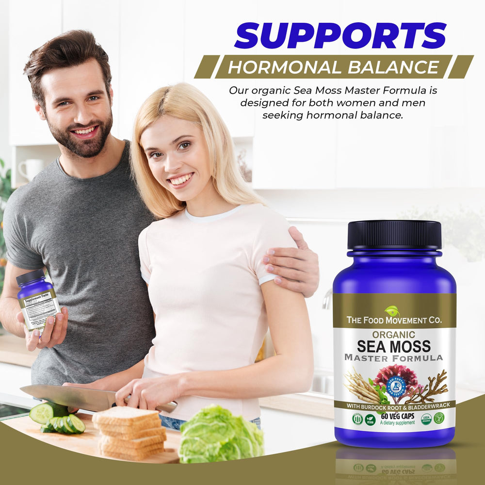 Organic sea moss immune support supplement