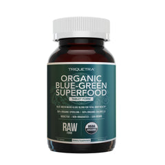 Bottle of Organic Spirulina & Chlorella Tablets (120 count)