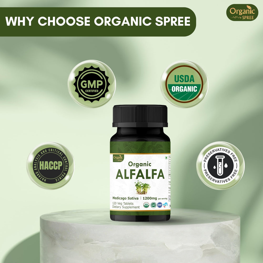 Storage instructions for Organic Spree Alfalfa tablets