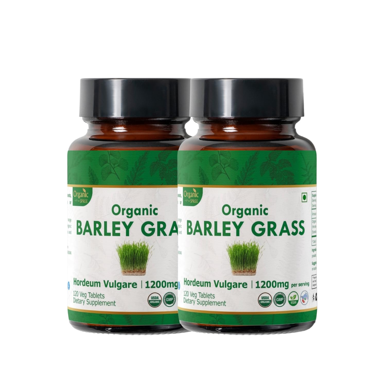 Hero image of ORGANIC SPREE Barley Grass 120 tablets 2-pack