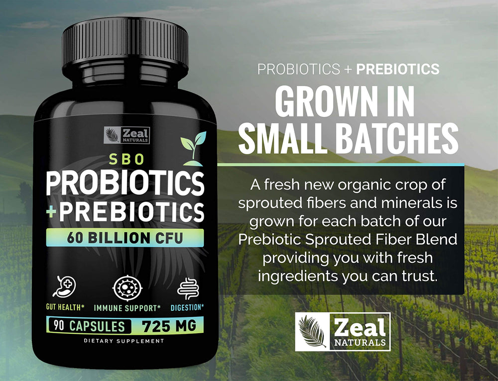 Organic sprouted prebiotic fiber blend ingredients