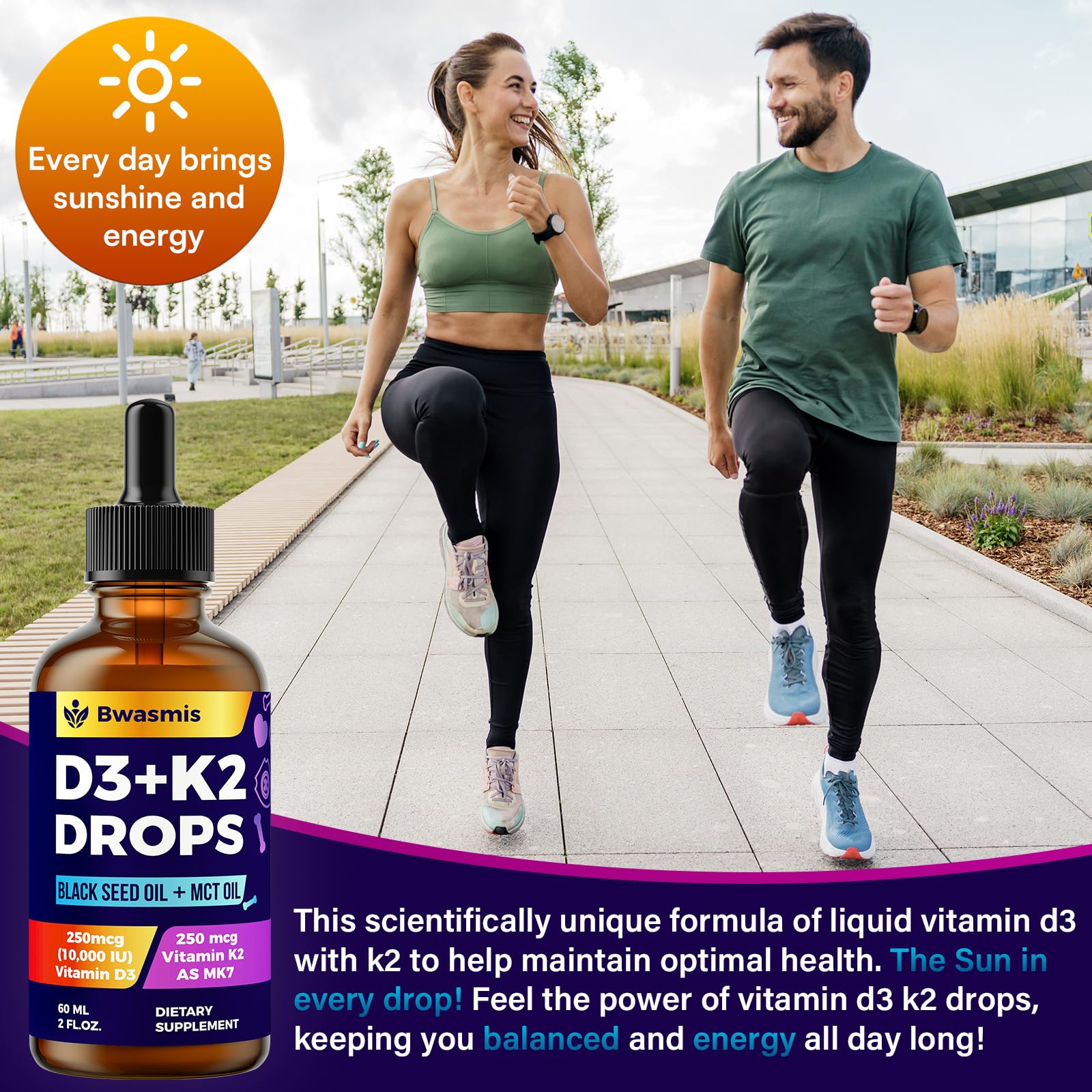 Organic sugar-free vegan label on product packaging