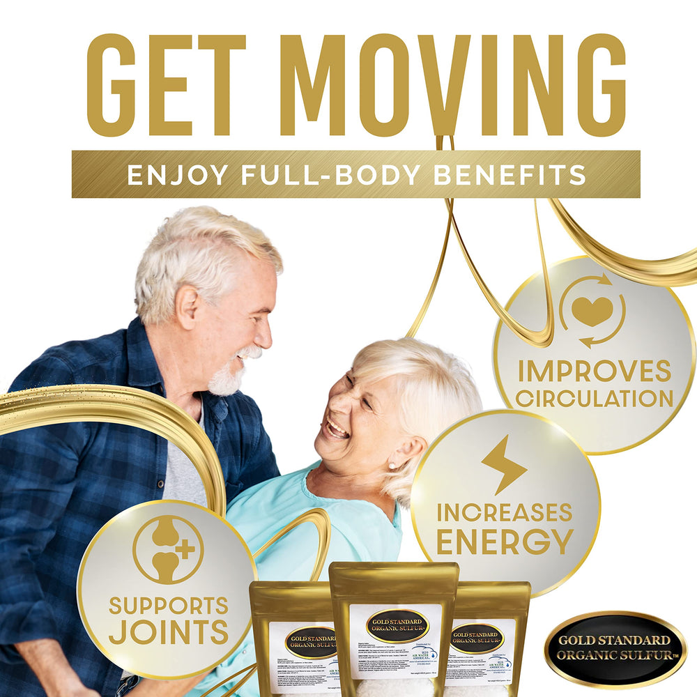 Organic sulfur MSM crystals in large granular flakes