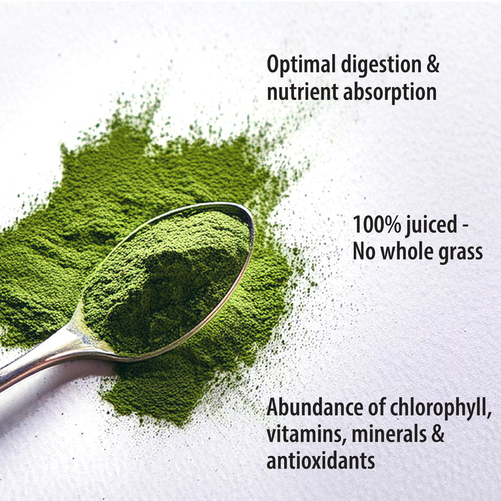 Wheat grass juice powder packaging 150g