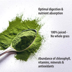 Wheat grass juice powder packaging 150g