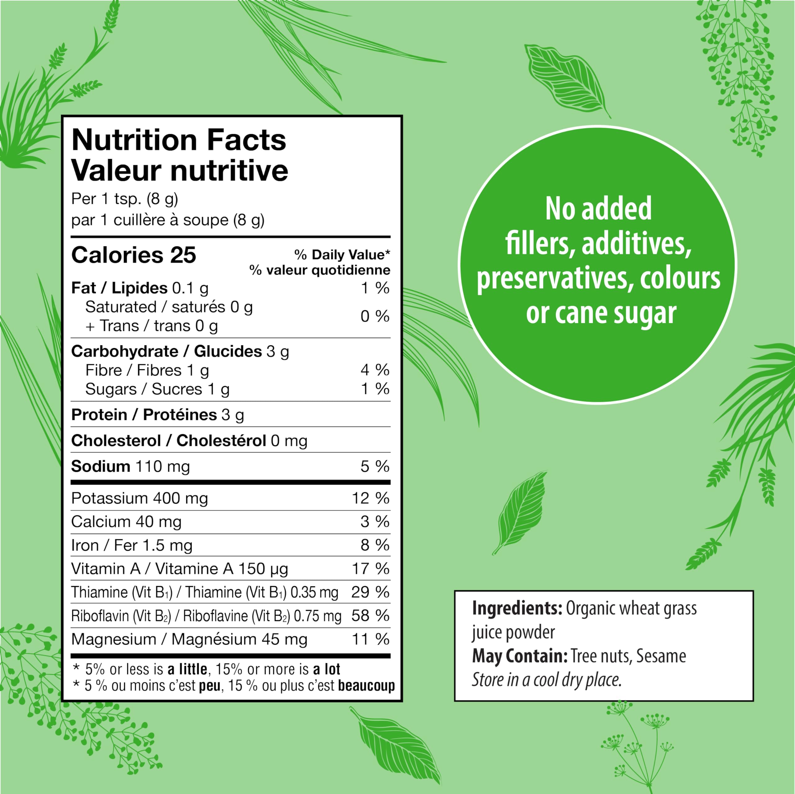 How to use Organic Traditions wheat grass powder - 1 tsp