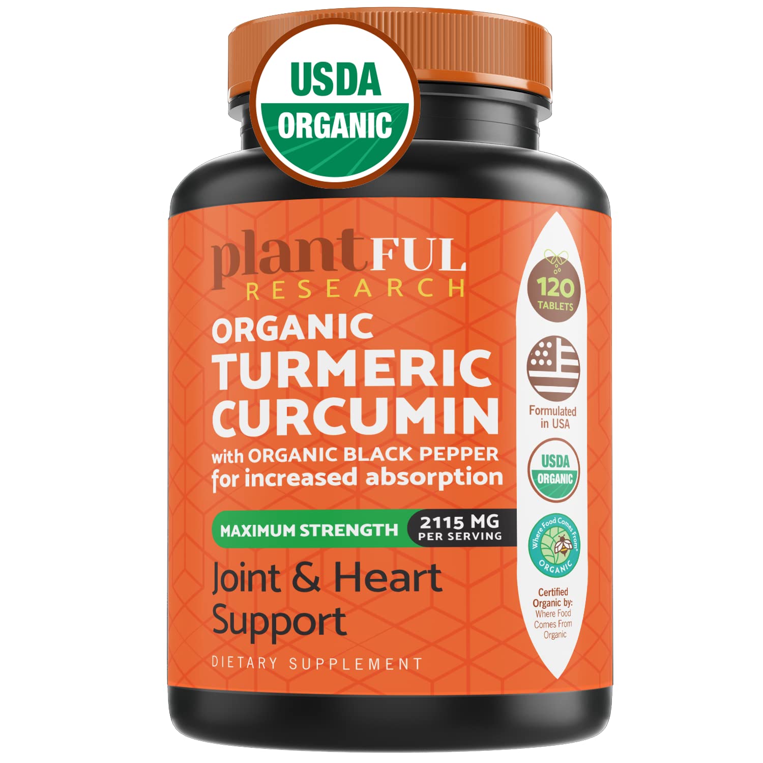 Organic turmeric 2115mg hero image