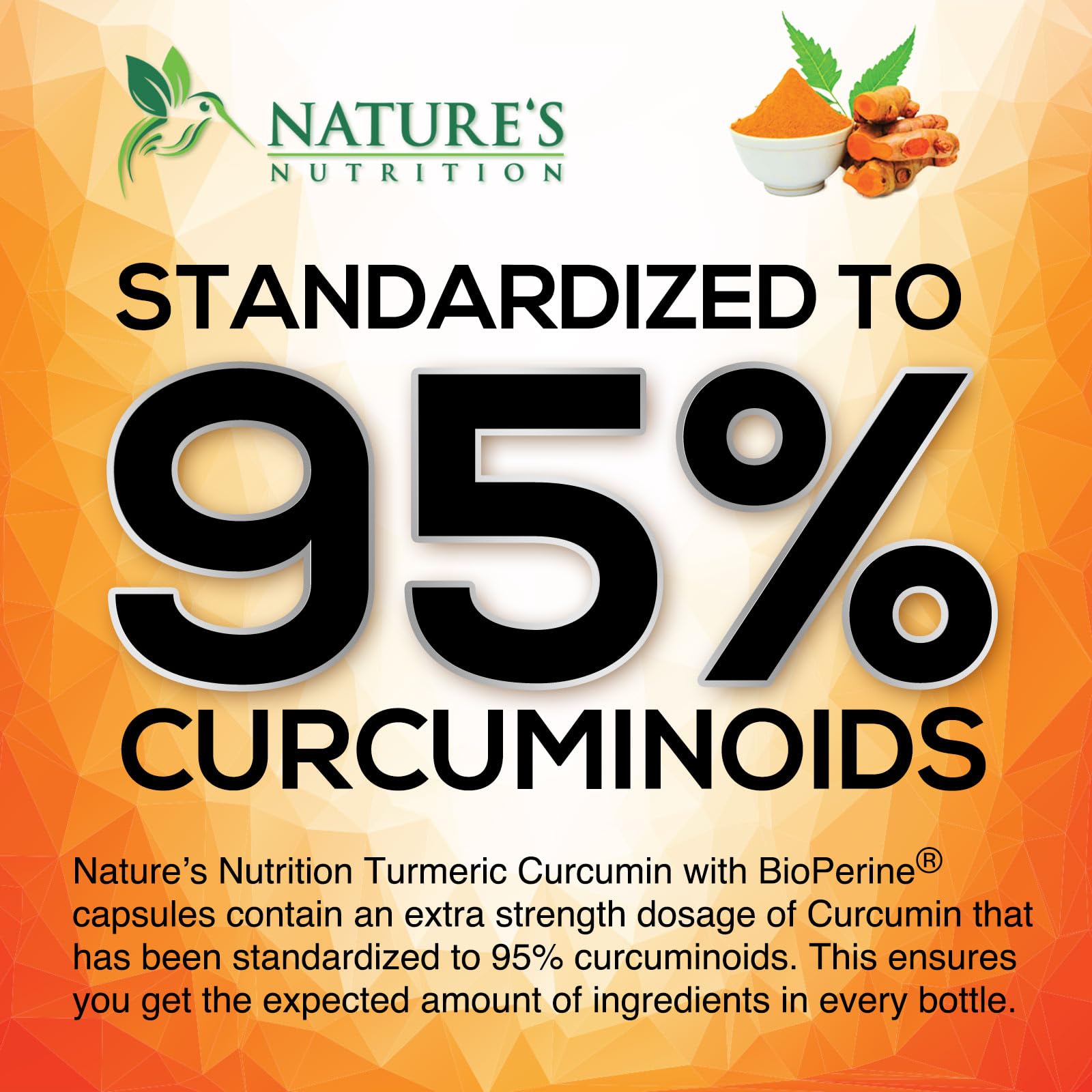 Organic turmeric root powder used in capsules
