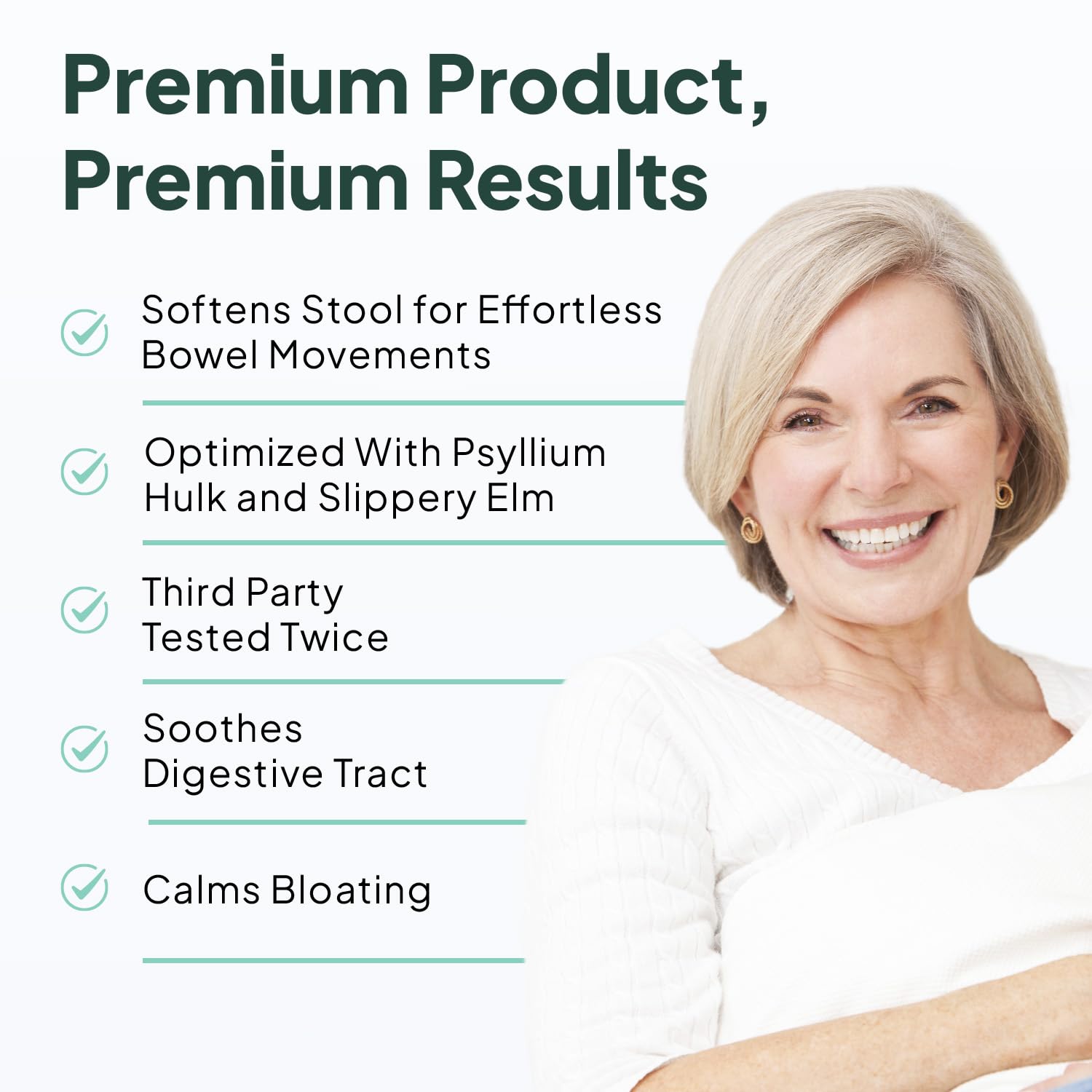 Slippery elm bark ingredient in Organics Ocean Better Fiber