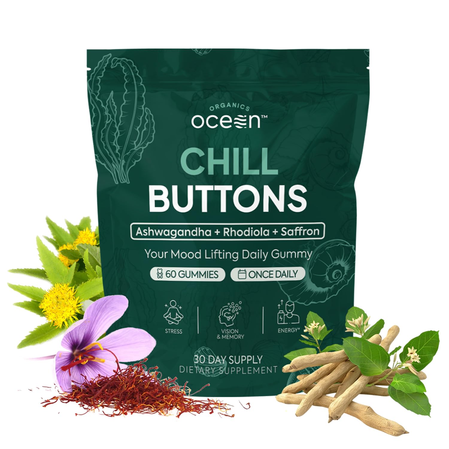 Hero image of Organics Ocean Chill Buttons bottle