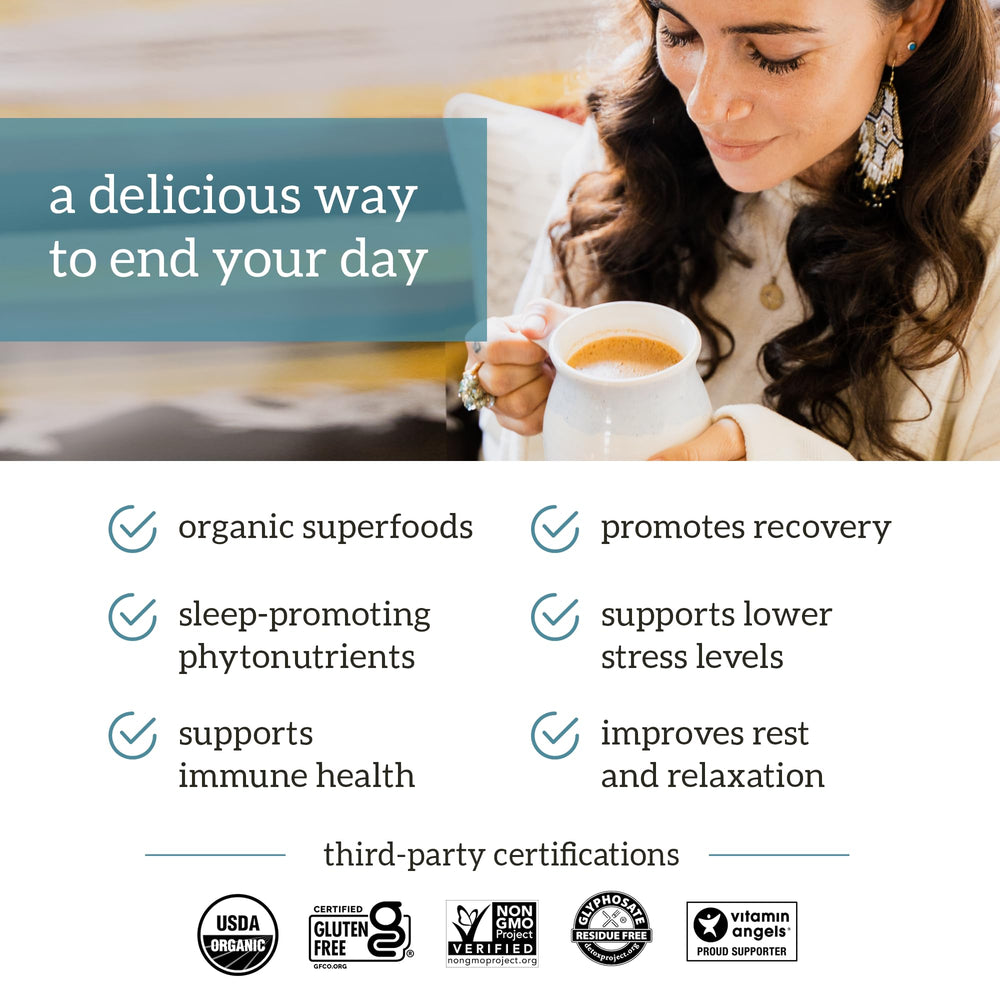 Coconut milk with MCTs, magnesium chloride, and cinnamon in Organifi Gold