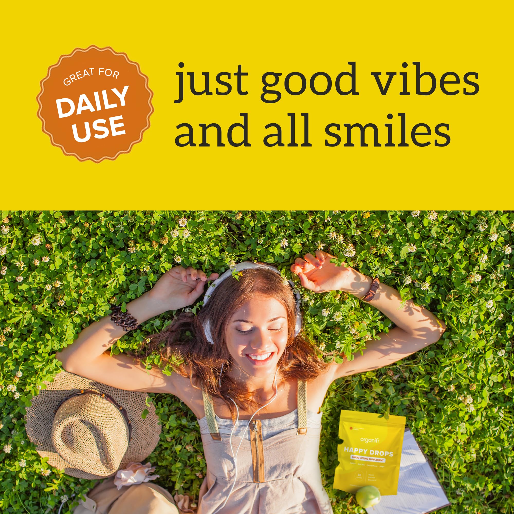 Lifestyle image suggesting mood uplift and daily mood support