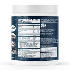 Organifi Harmony packaging with serving suggestion in a cup