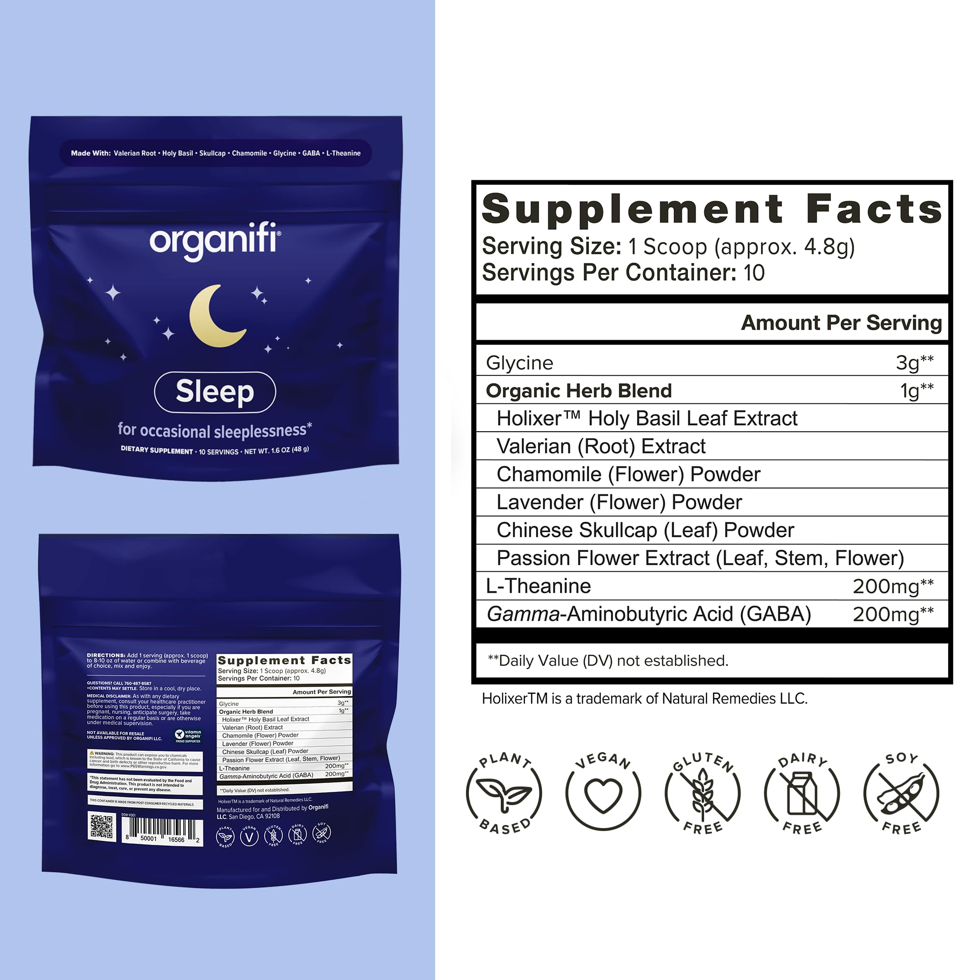 Organifi Sleep container with label