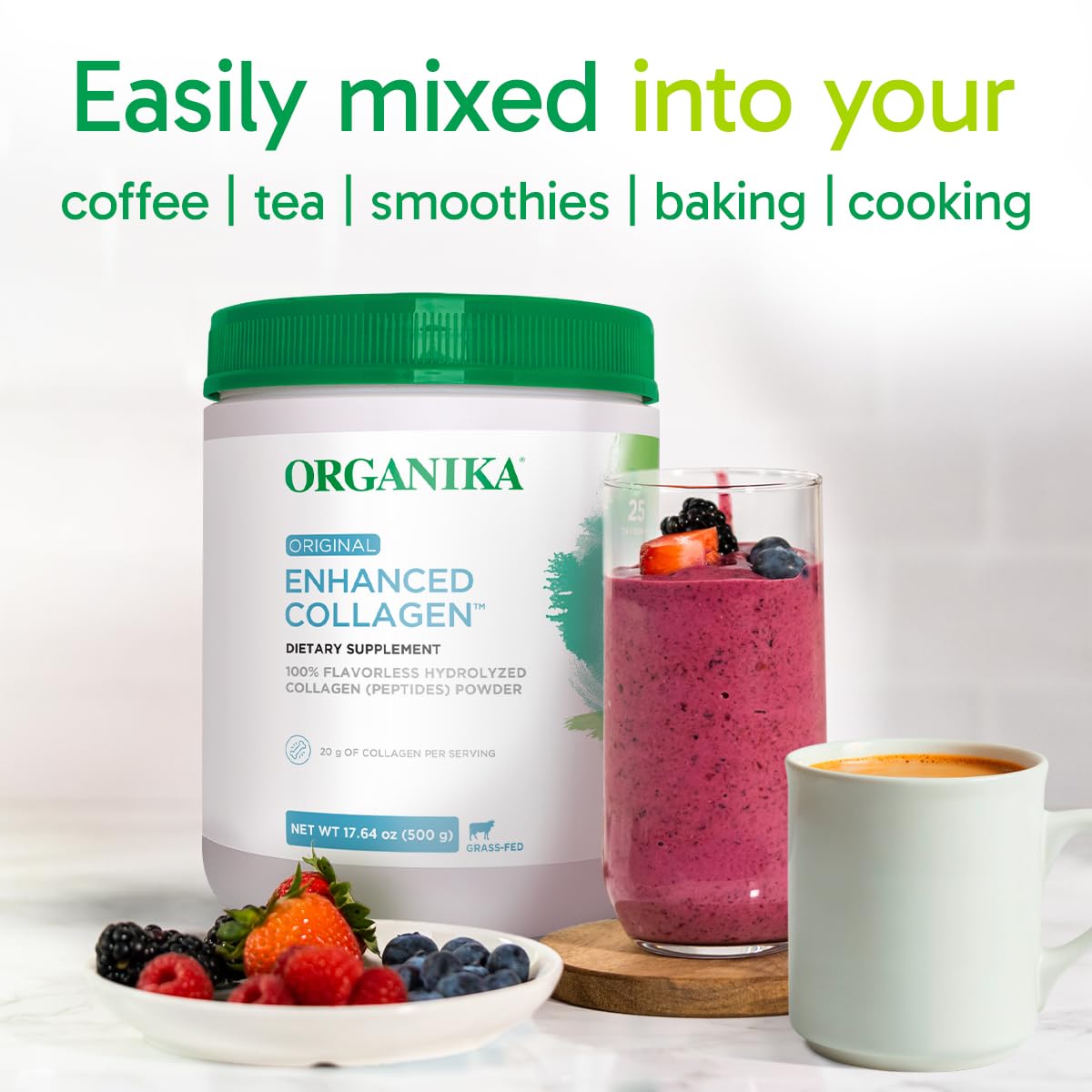 Hydrolyzed collagen types I and III for fast absorption