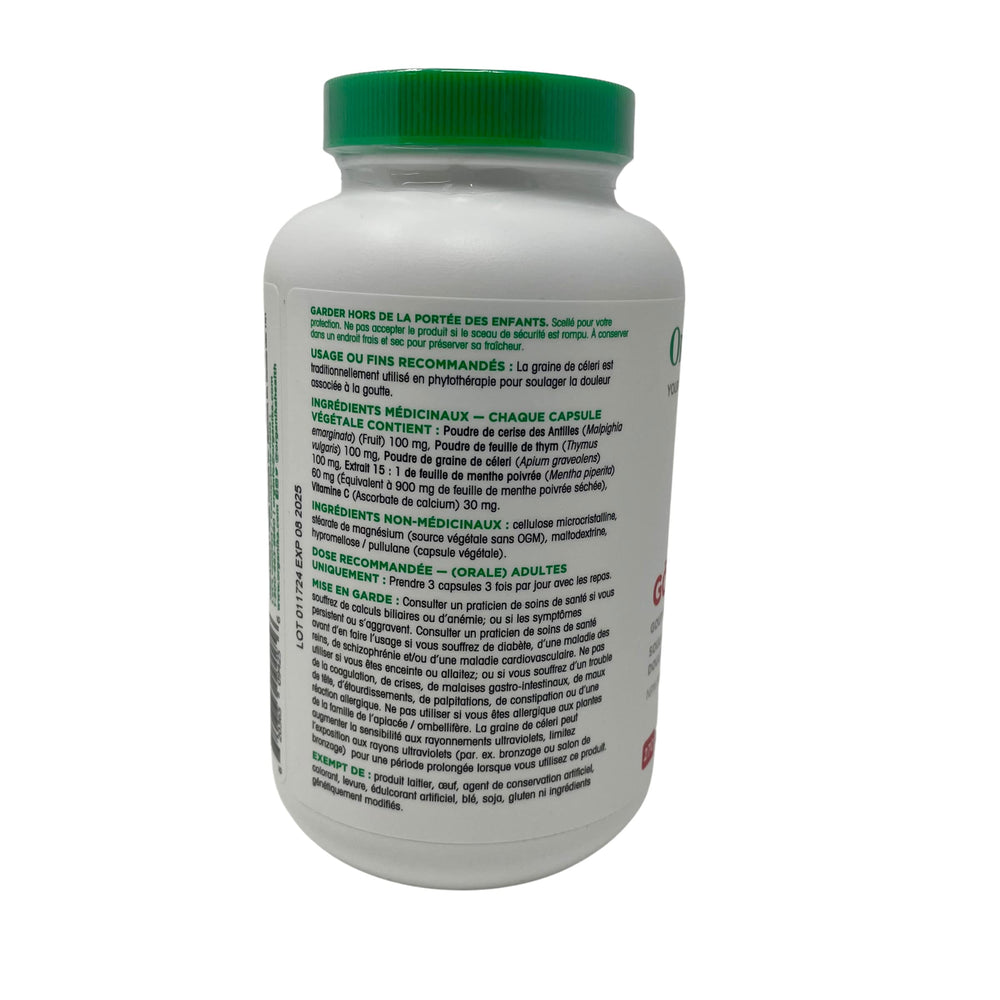 Goutrin 270 herbal ingredients illustration