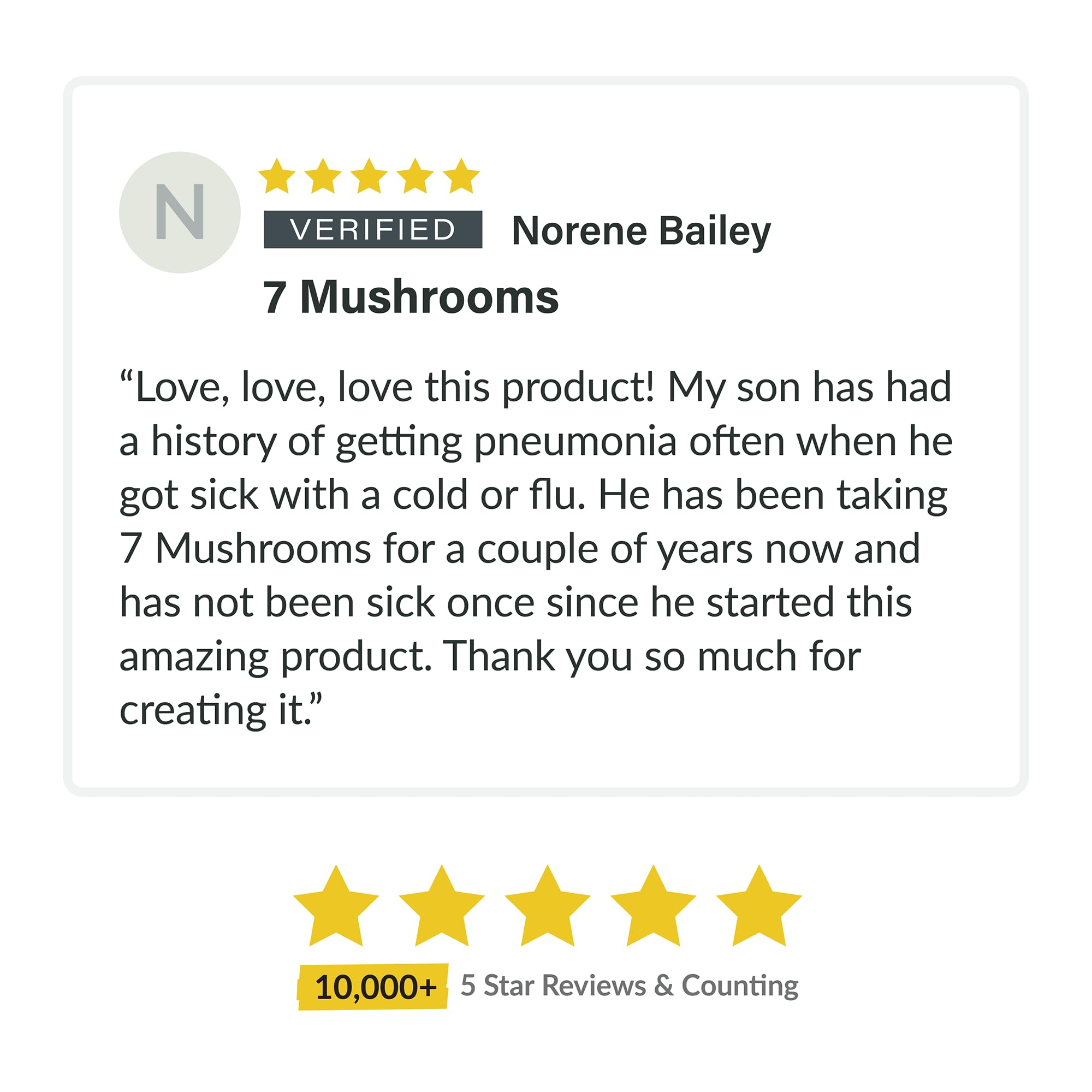 Chaga, Maitake and Reishi mushrooms in the blend