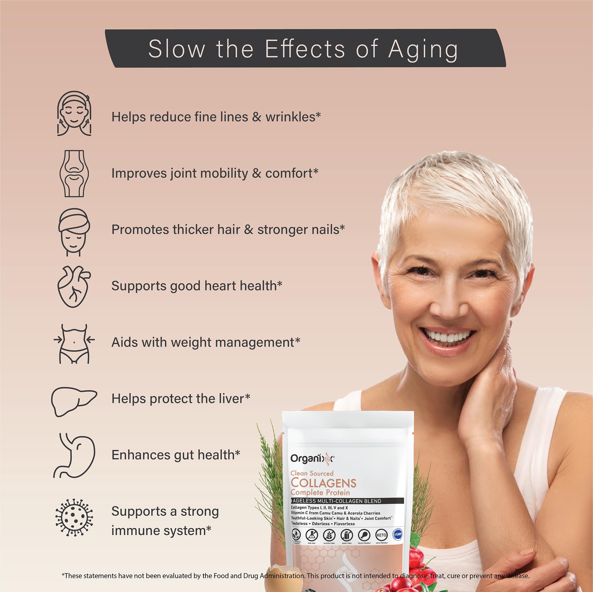 Joint health support with collagen peptides