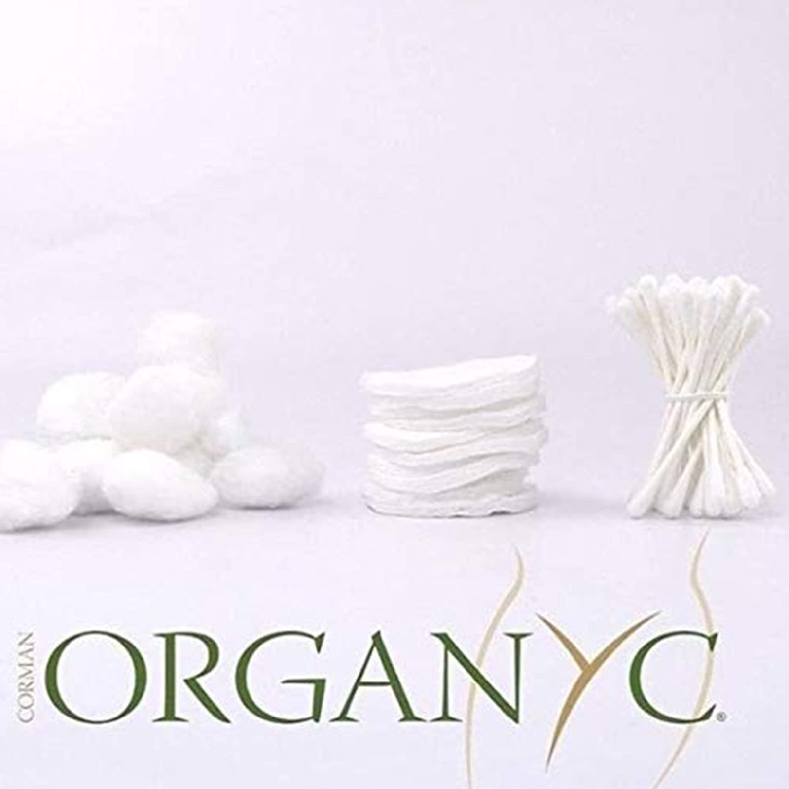 Organyc cotton rounds for daily cosmetics and personal care