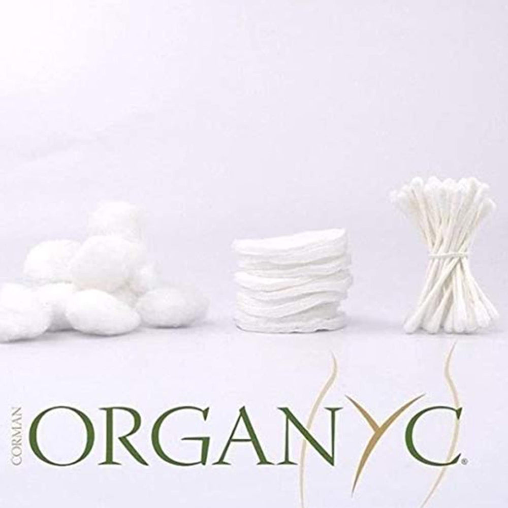 Organyc cotton rounds for daily cosmetics and personal care