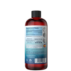 Orgono Living Silica label close-up