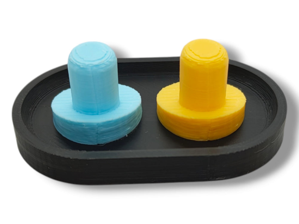 Pastel green iO toothbrush head holder showing vertical storage