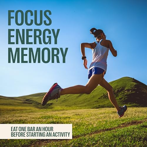 Orlo Brain Performance Bar vegan protein close-up showing fiber-rich texture.