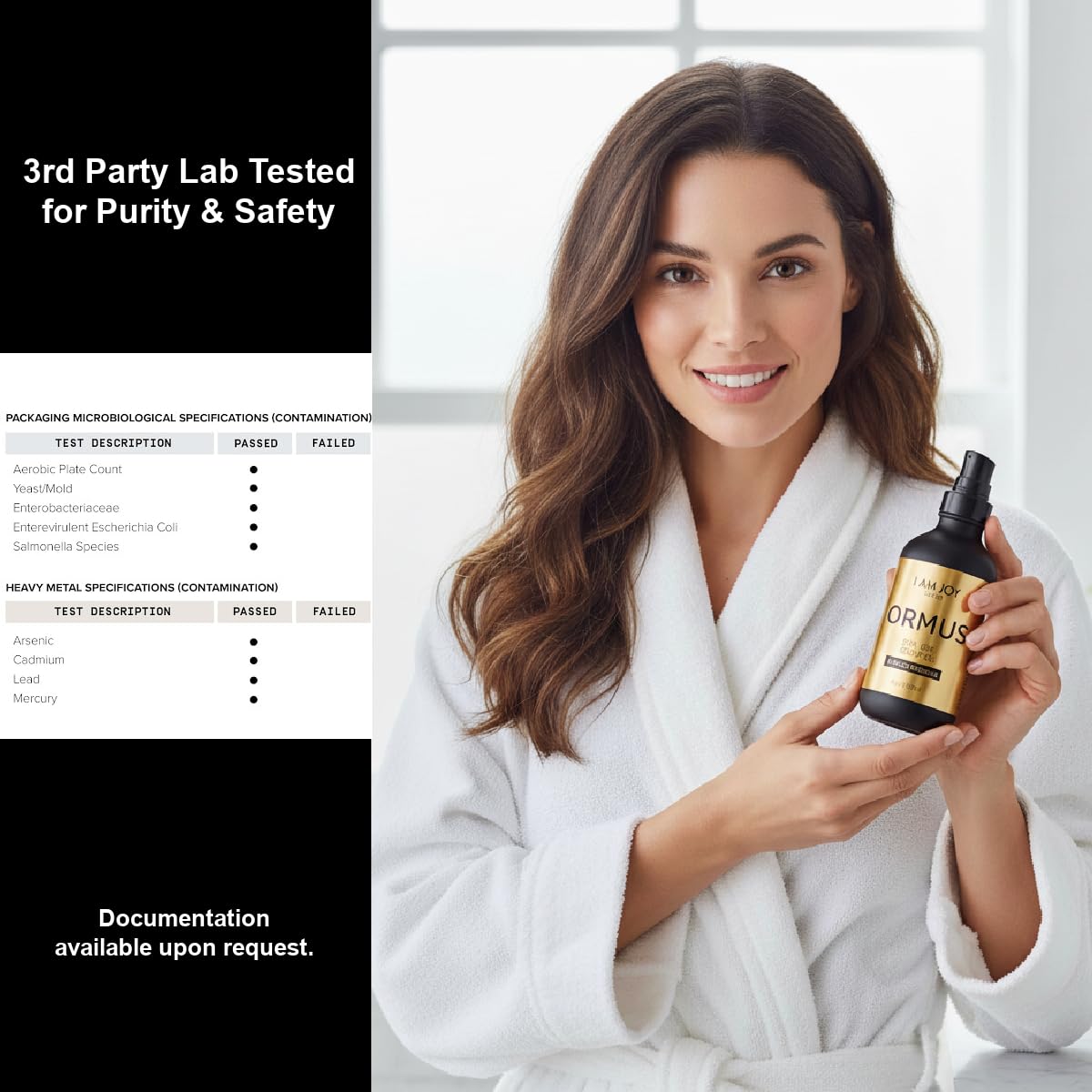 Bottled oil with dropper in a clean setup