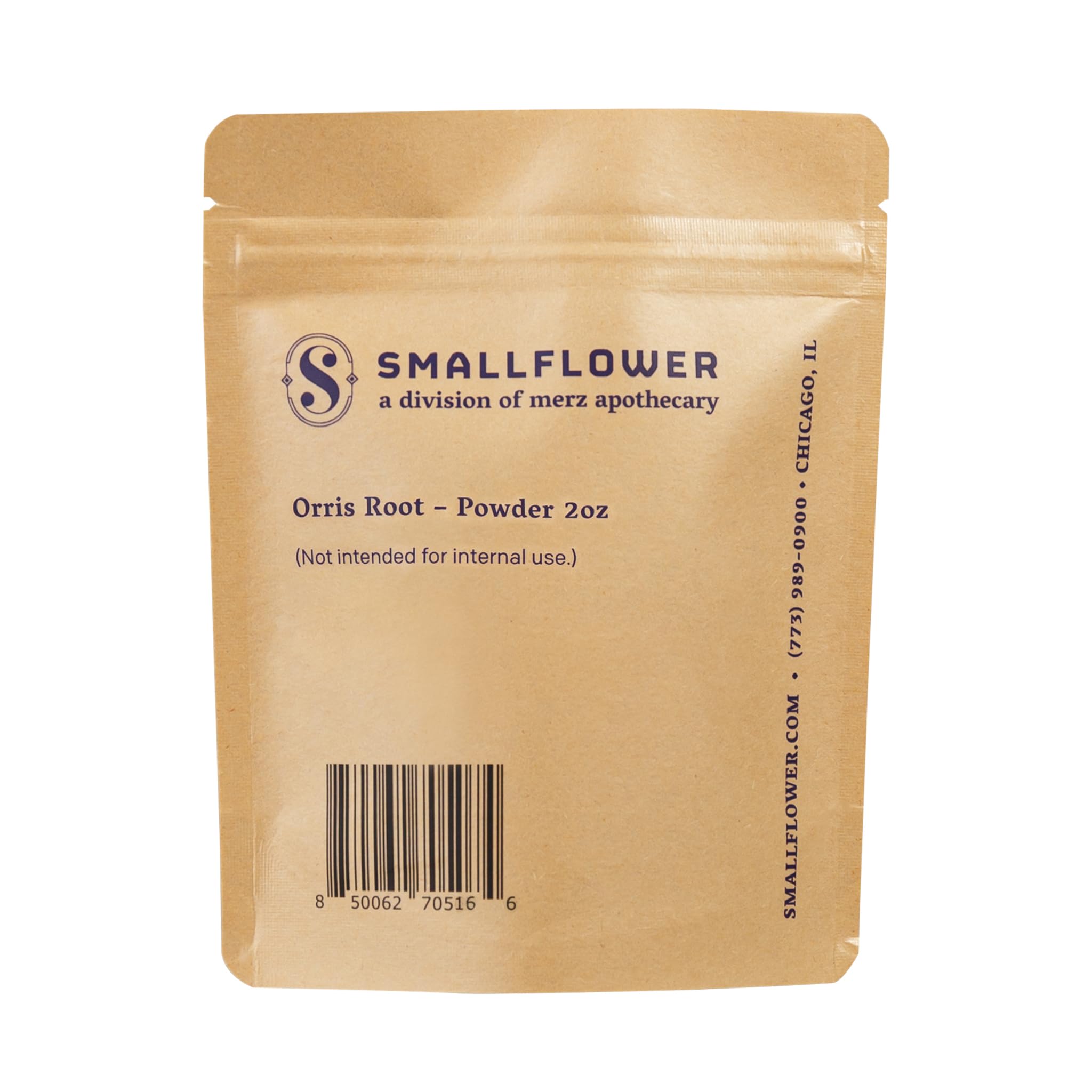 Orris Root Powder loose herbs close-up 2oz – Smallflower product image 2