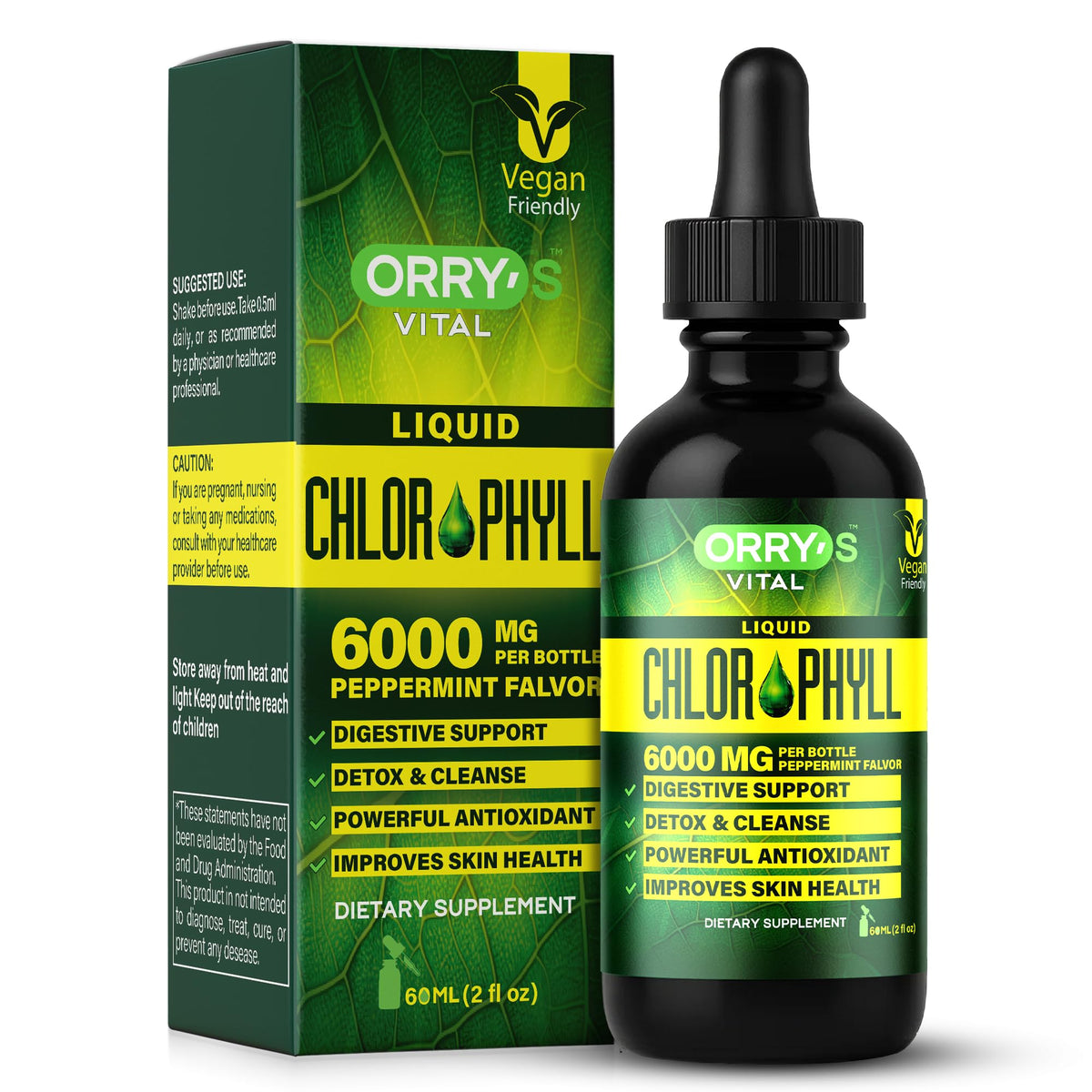 Orry's Vital Organic Chlorophyll Liquid Drops bottle