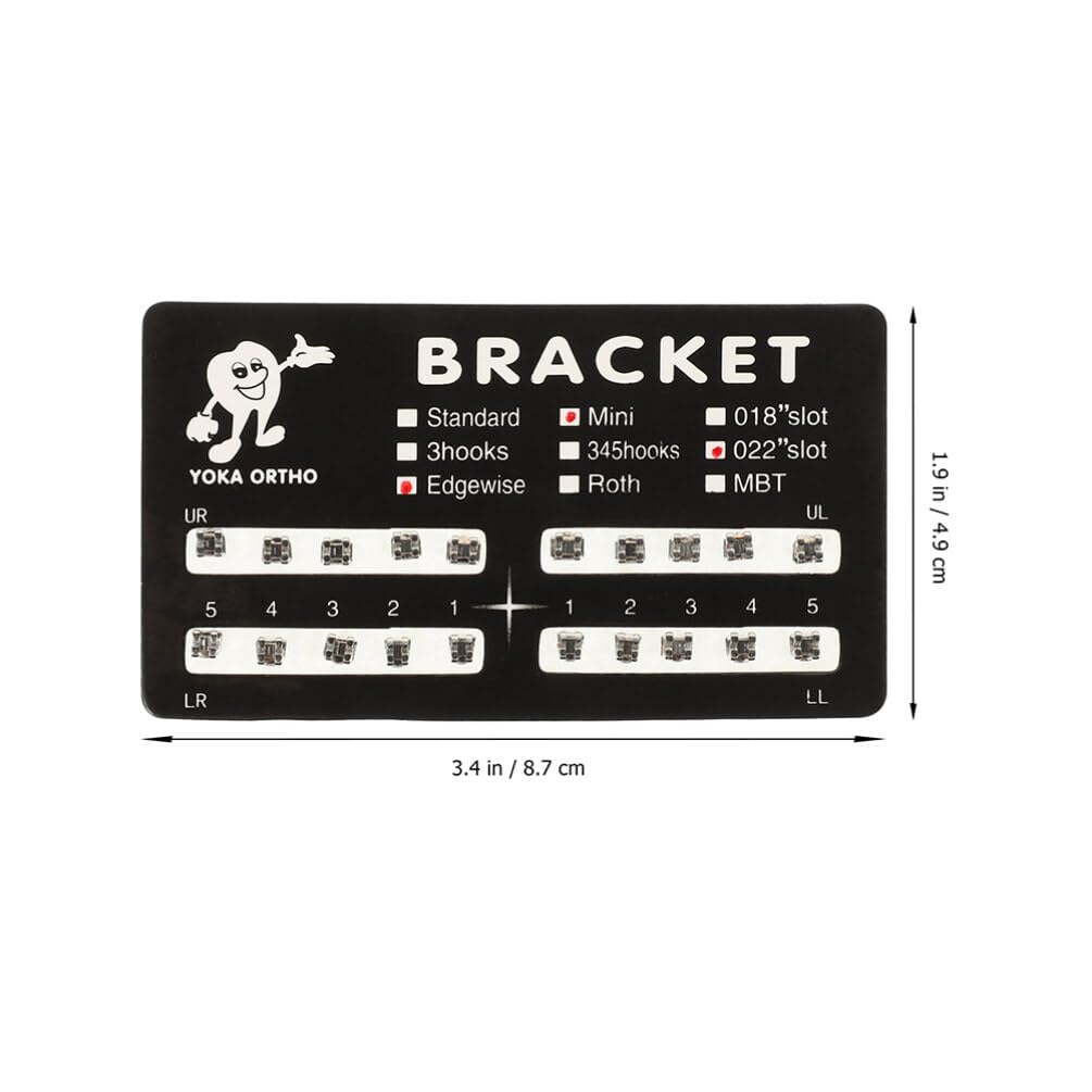 Bracket set for dental clinic use
