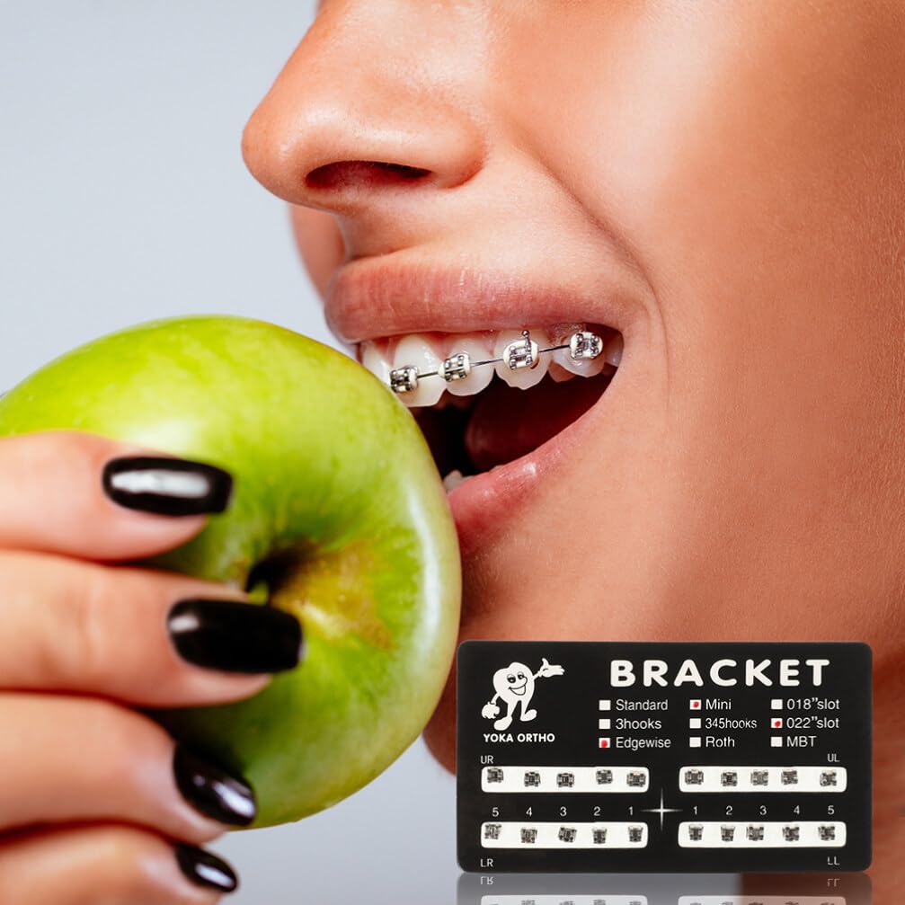 Storage box for orthodontic bracket kit
