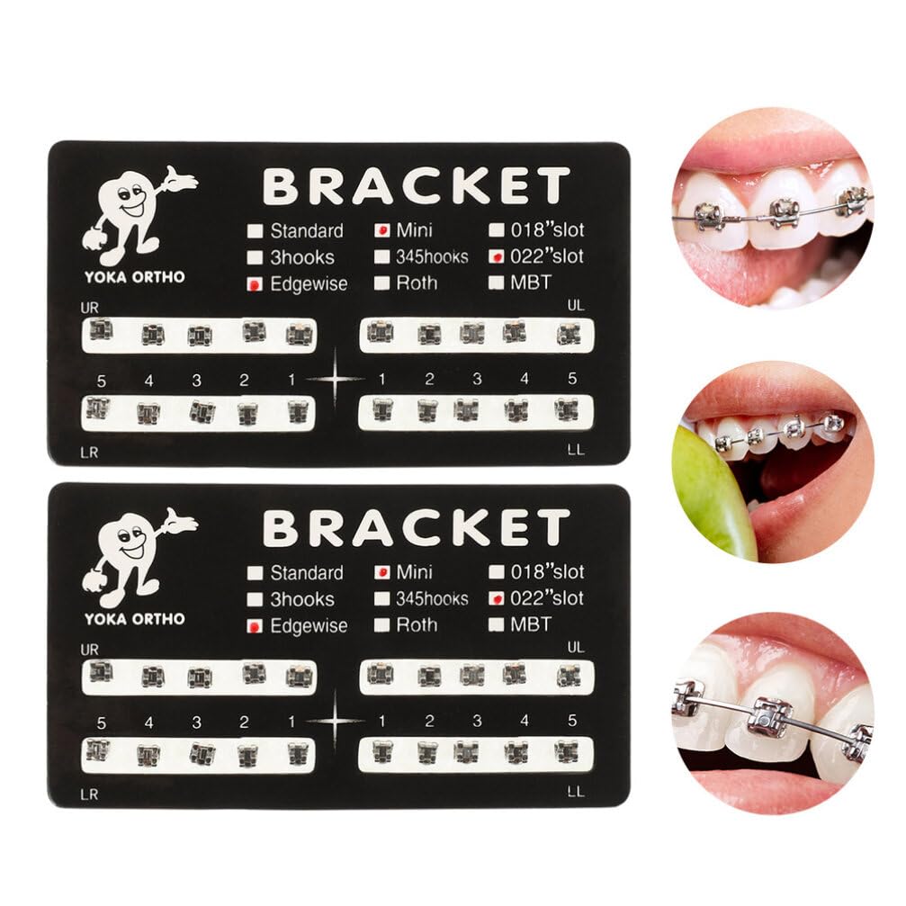 Professional orthodontic bracket kit setup for clinic