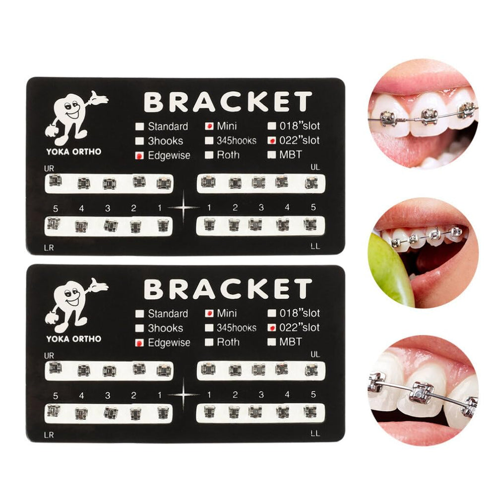 Professional orthodontic bracket kit setup for clinic