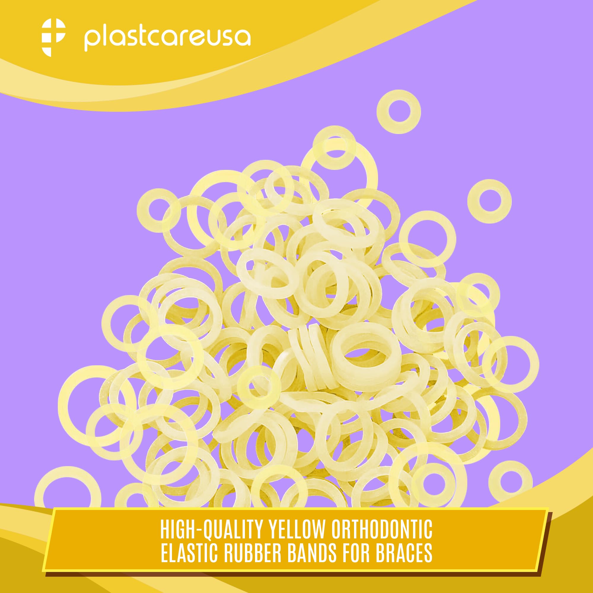 Bulk dental elastics kit suitable for clinical or at-home orthodontic care