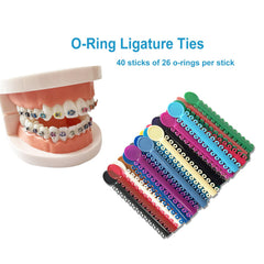 Orthodontic ligature gun in grey