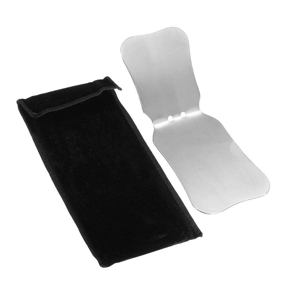 Orthodontic photography mirror with stainless steel construction