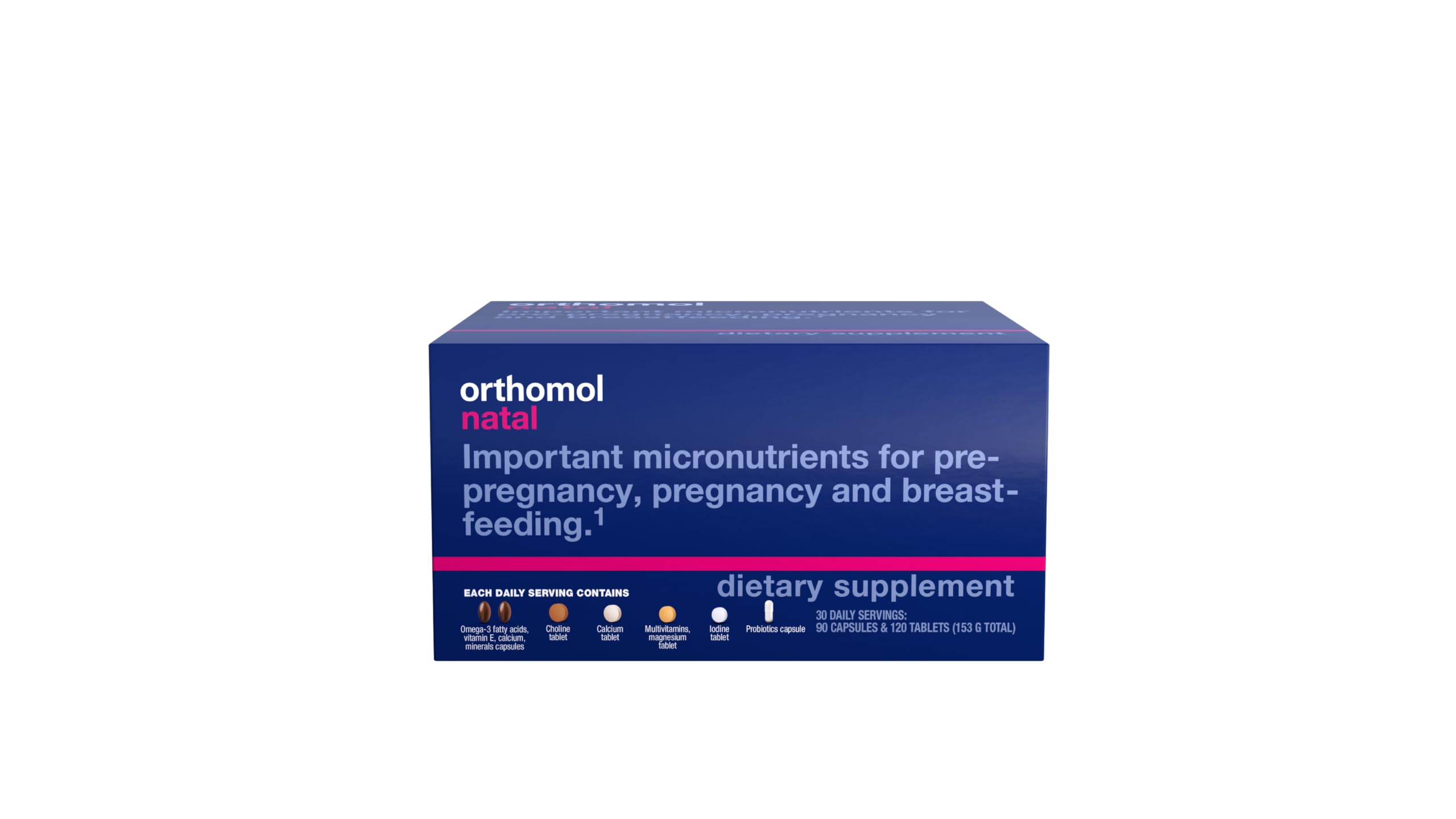 Orthomol Natal bottle and packaging