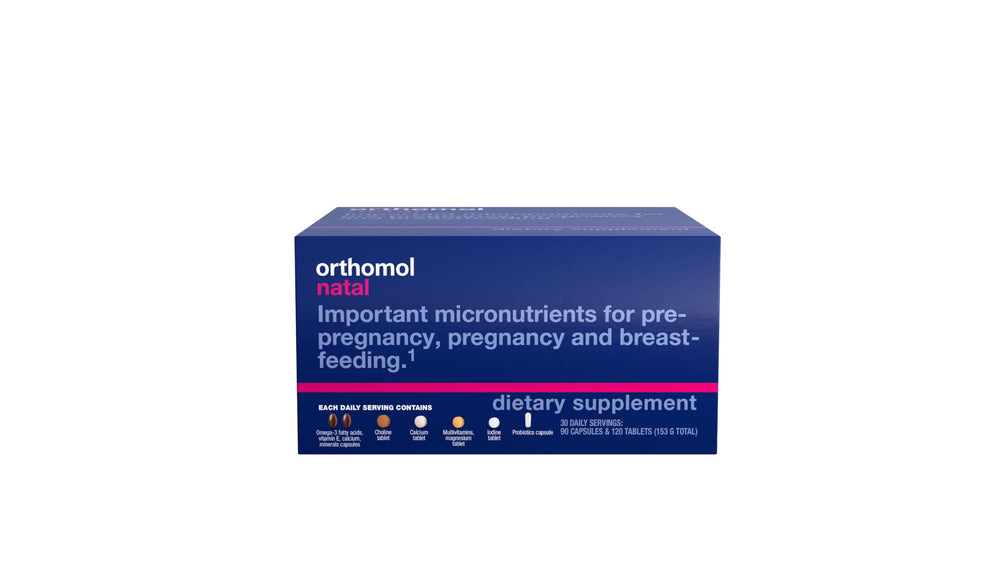 Orthomol Natal bottle and packaging