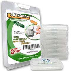 Orthowax pack of 9 in a clear case