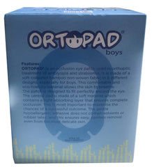 Ortopad Bamboo Boys Eye Patches Dirt Bikes design – medium size, 2-4 years